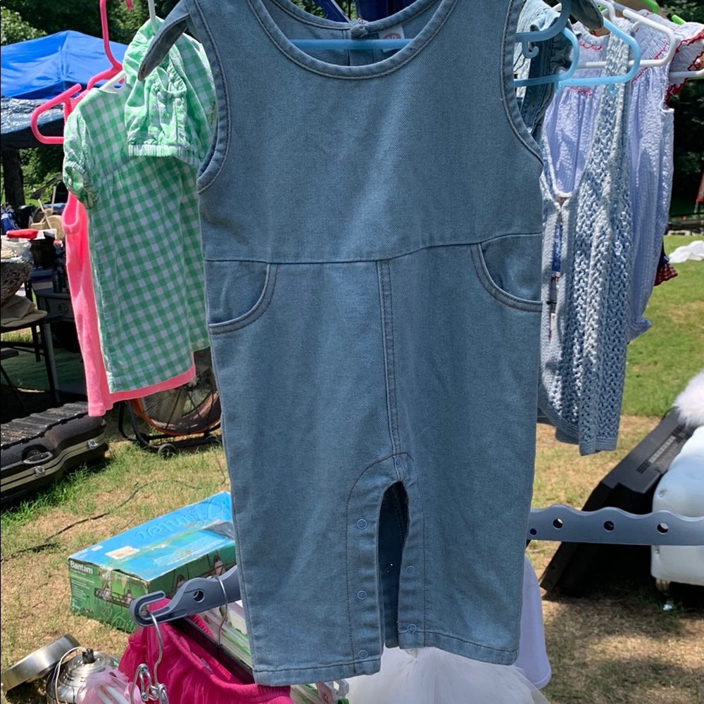 Blue Jumpsuit Relaxed Fit Casual Wear